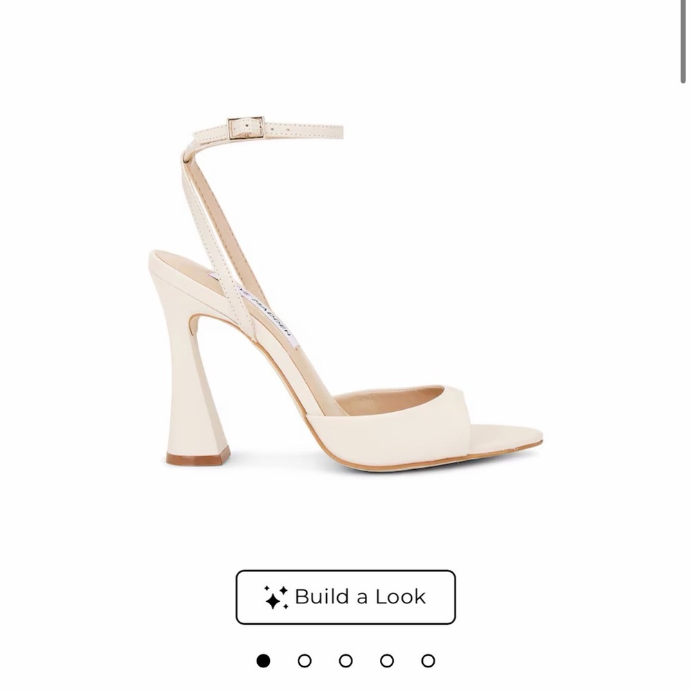 Beki Heel in Bone Leather Steve Madden